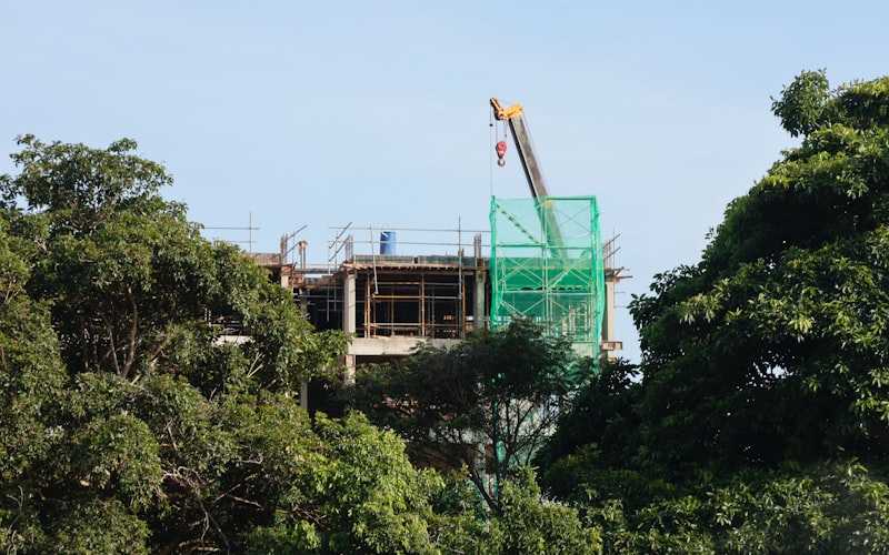 Sustainable land development and green construction practices